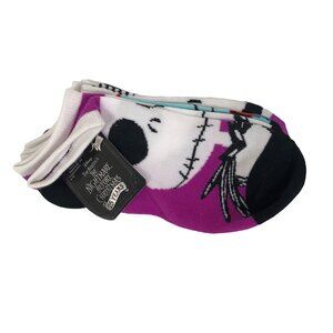 The Nightmare Before Christmas No Show Ankle Socks 6 Pack Jack Skellington Goth